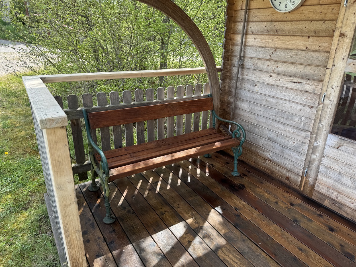 Arbeitseinsatz bei der Tennishütte